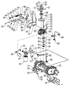 Transmission Mount Diagram and Parts List for 4815F-PRO 556C465M100 Cub Cadet Lawn Mower